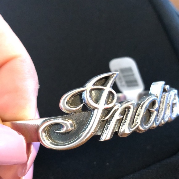 King Baby Indian script loco cuff Motorcycle bracelet - Picture 3 of 7